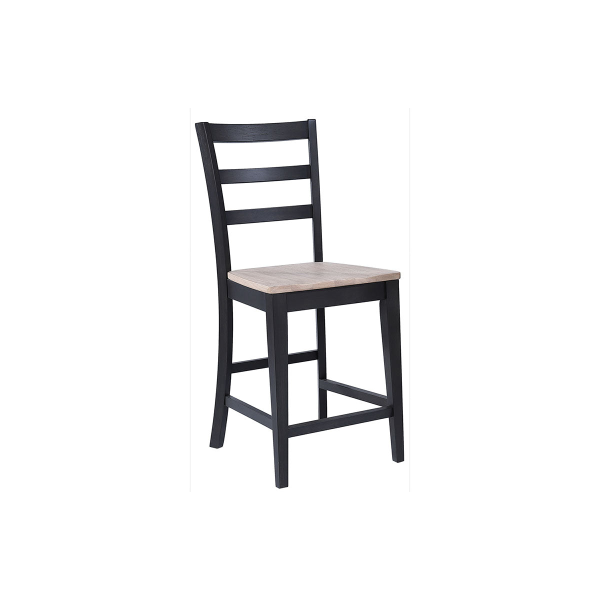 BAY CITY TWO TONE LADDER BACK STOOL
