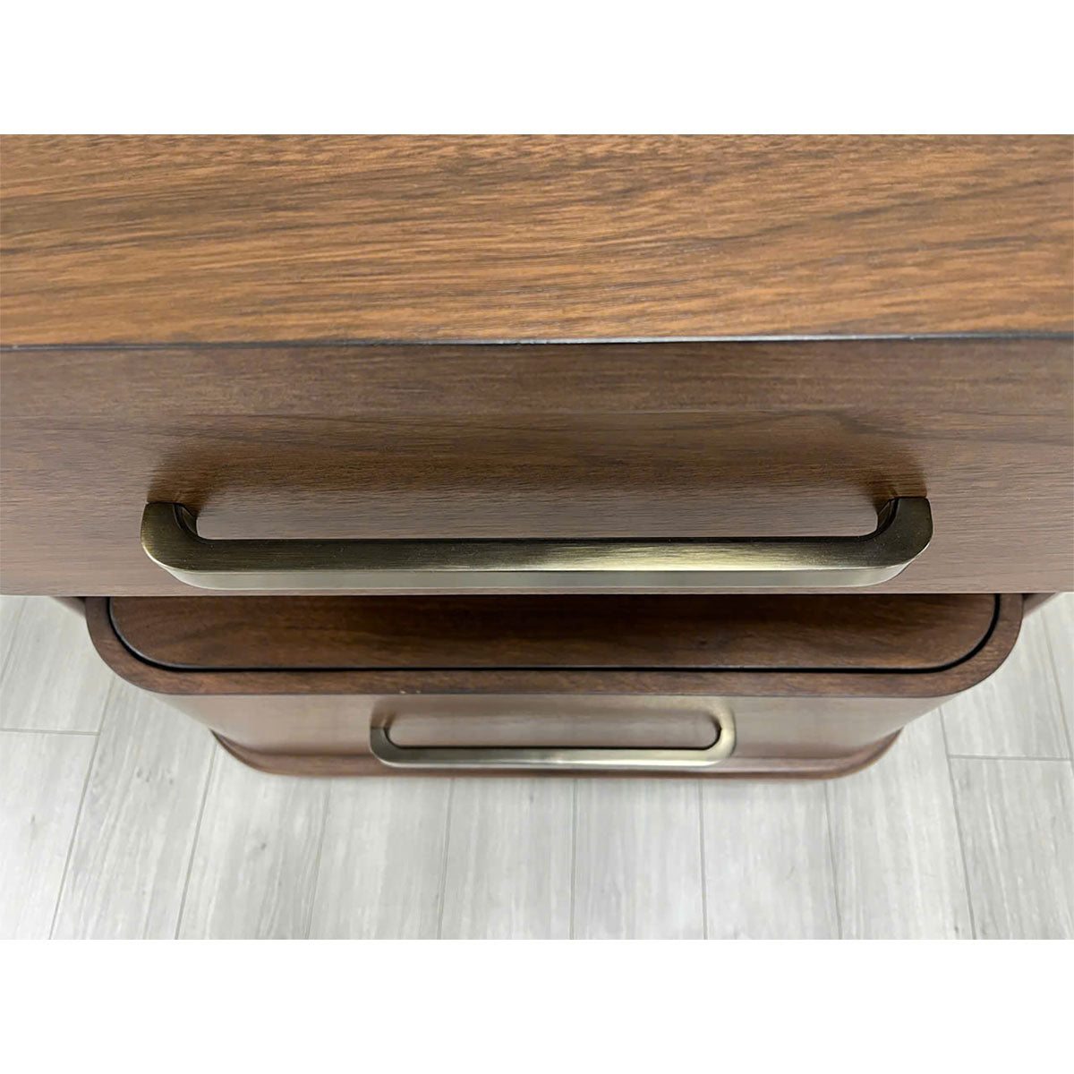 Delia Two Drawer Nightstand