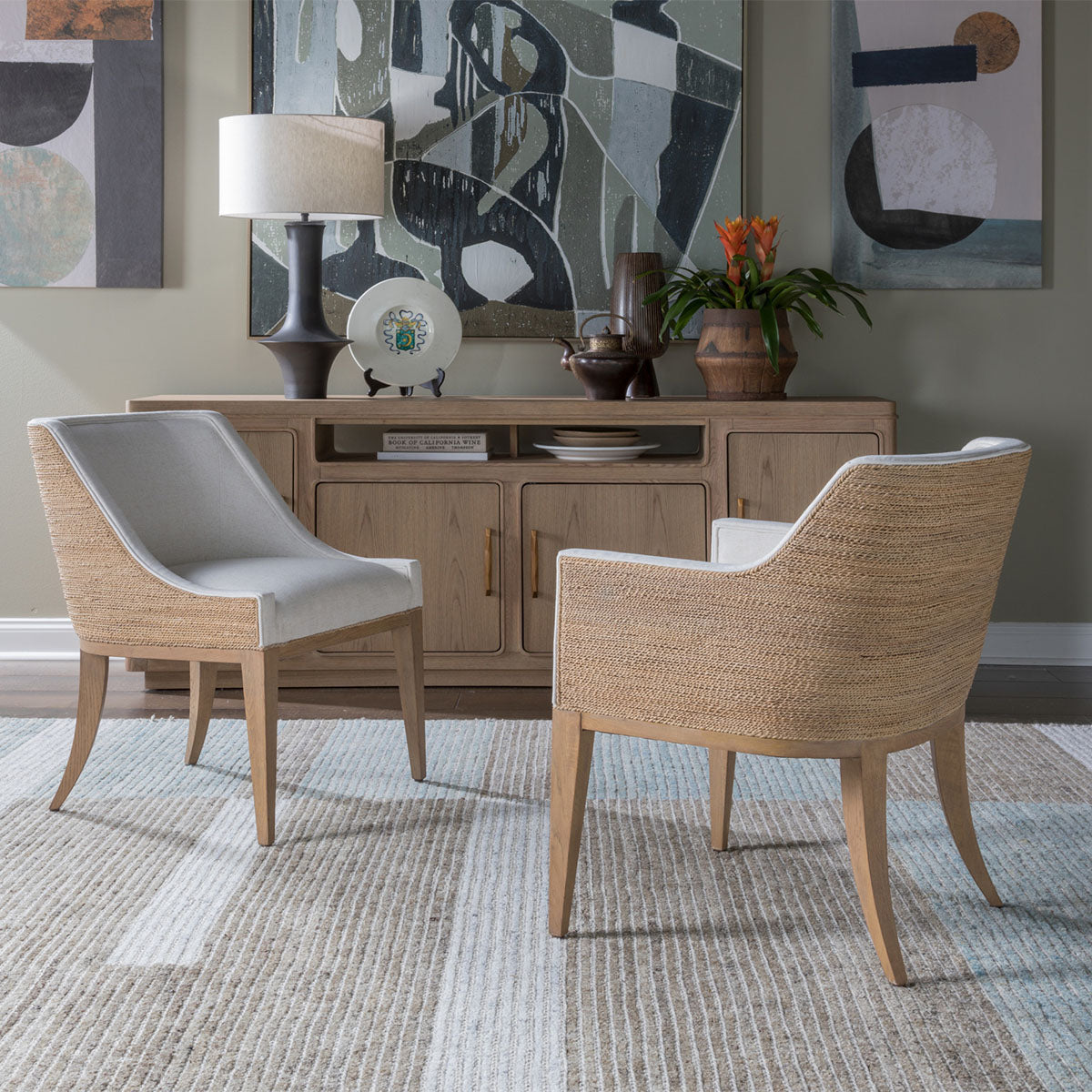 SIMPATICO WOVEN SIDE CHAIR