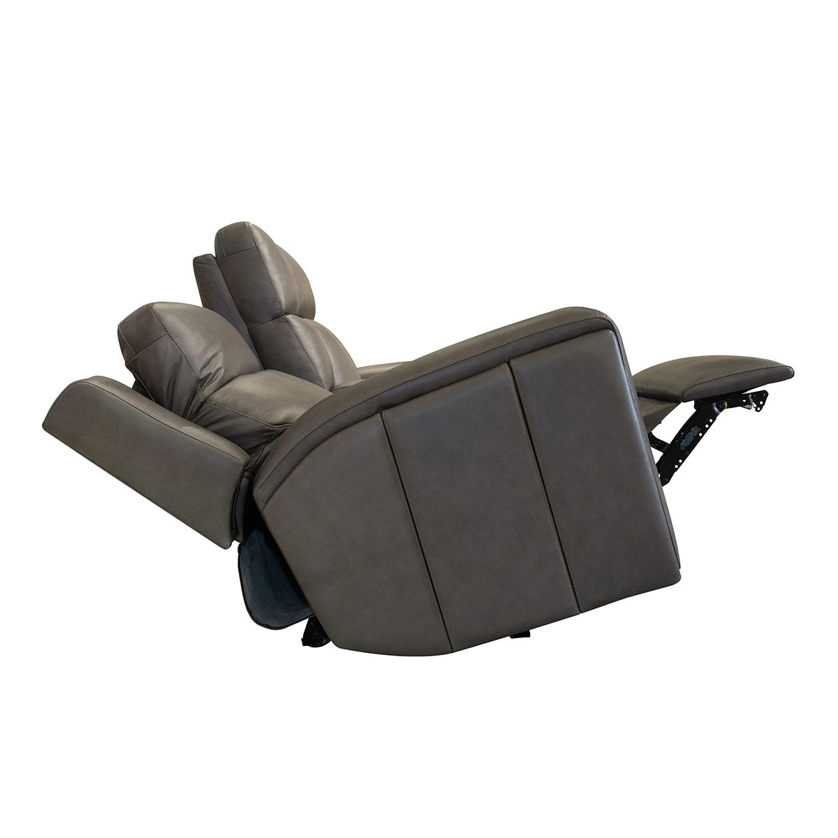 WYATT GUNMETAL LOVE CONSOLE W/ POWER HEADREST & LUMBAR