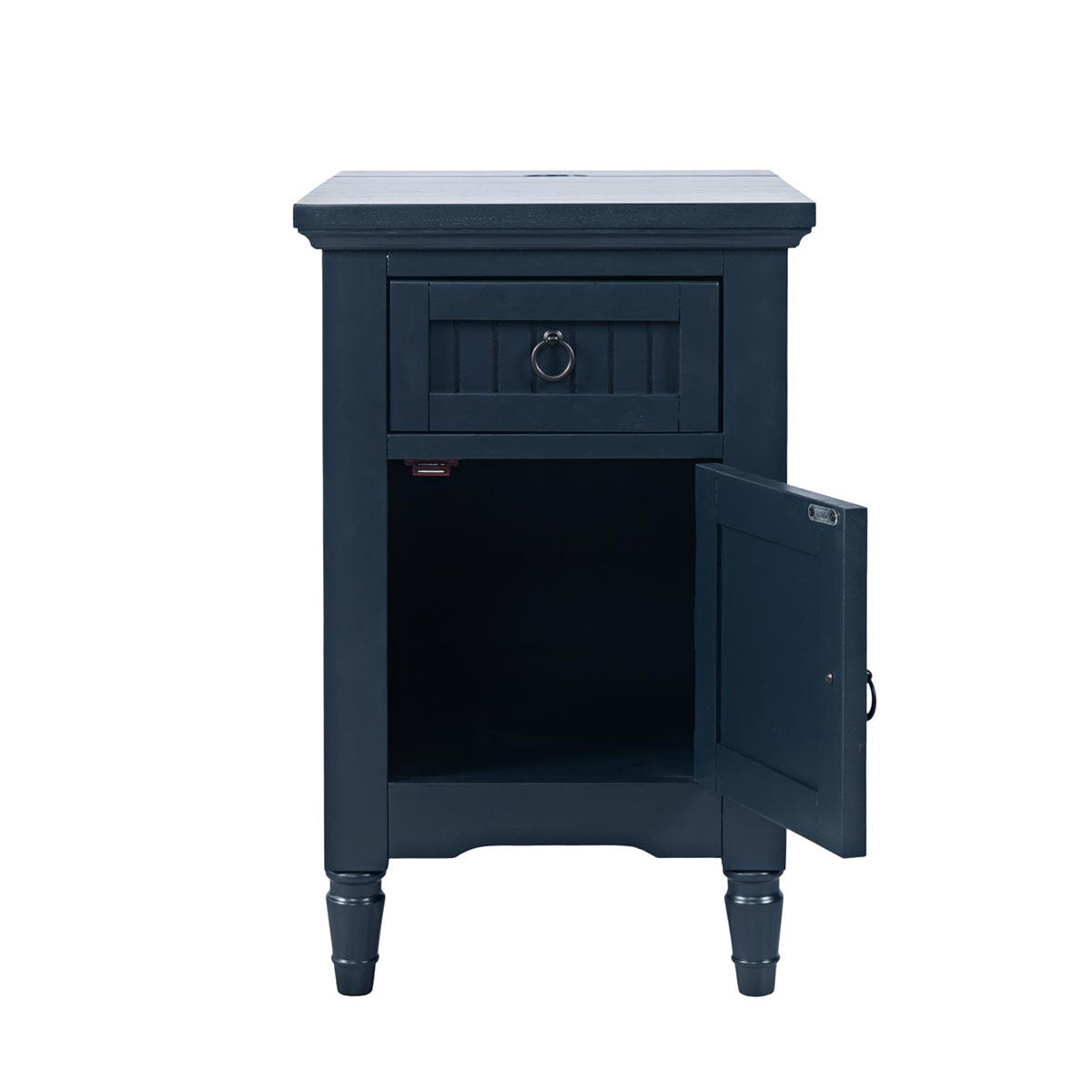 WESTPORT POWER CHAIRSIDE NAVY TABLE