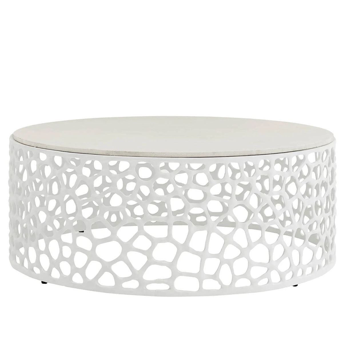 OASIS CORAL WHITE COCKTAIL TABLE