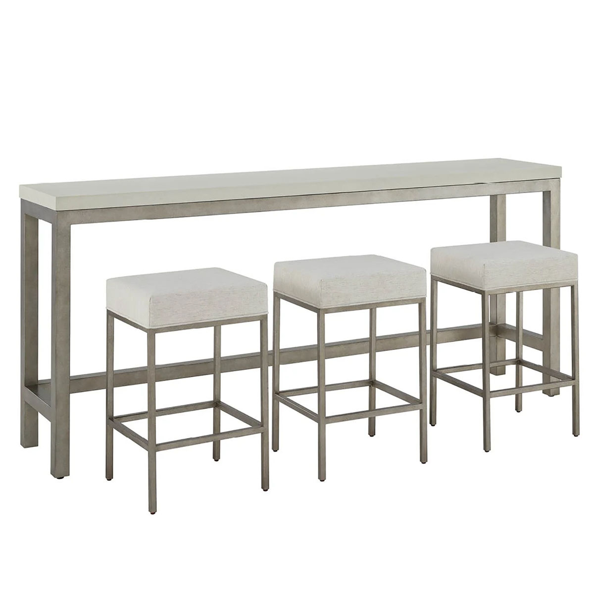 OASIS CONSOLE W/ STOOLS