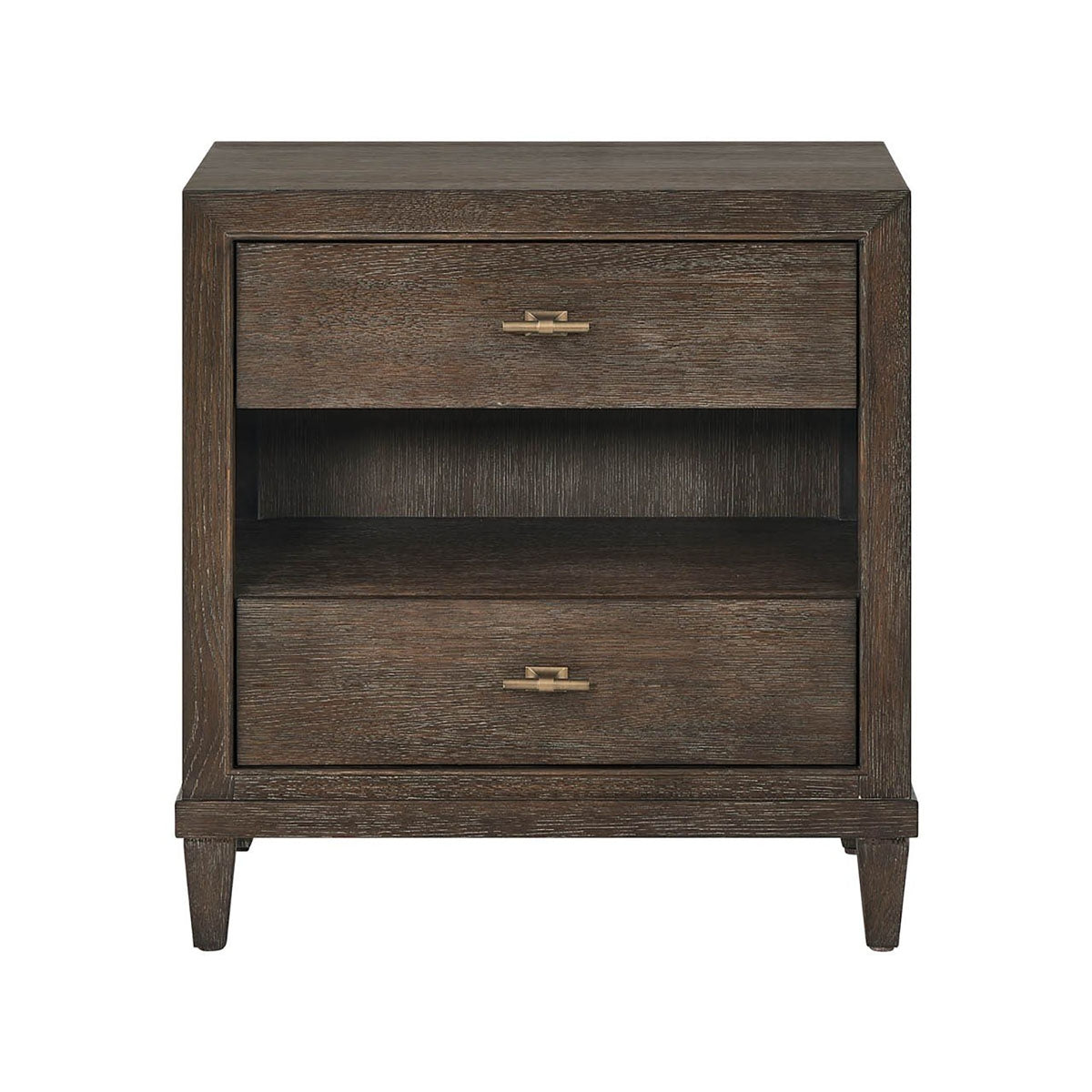 Montclair Two Drawer Cocoa Nightstand