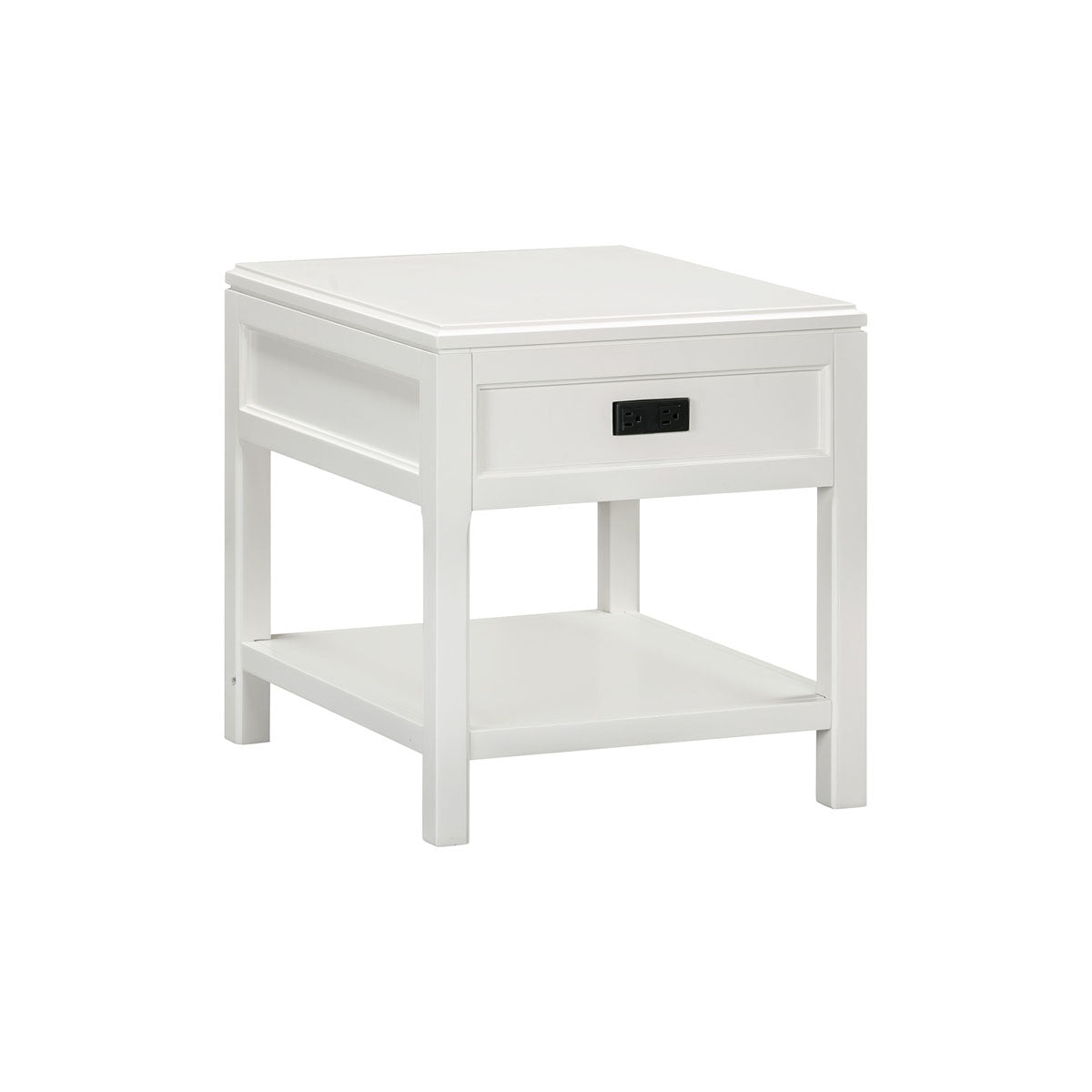 ALEXANDER WHITE END TABLE