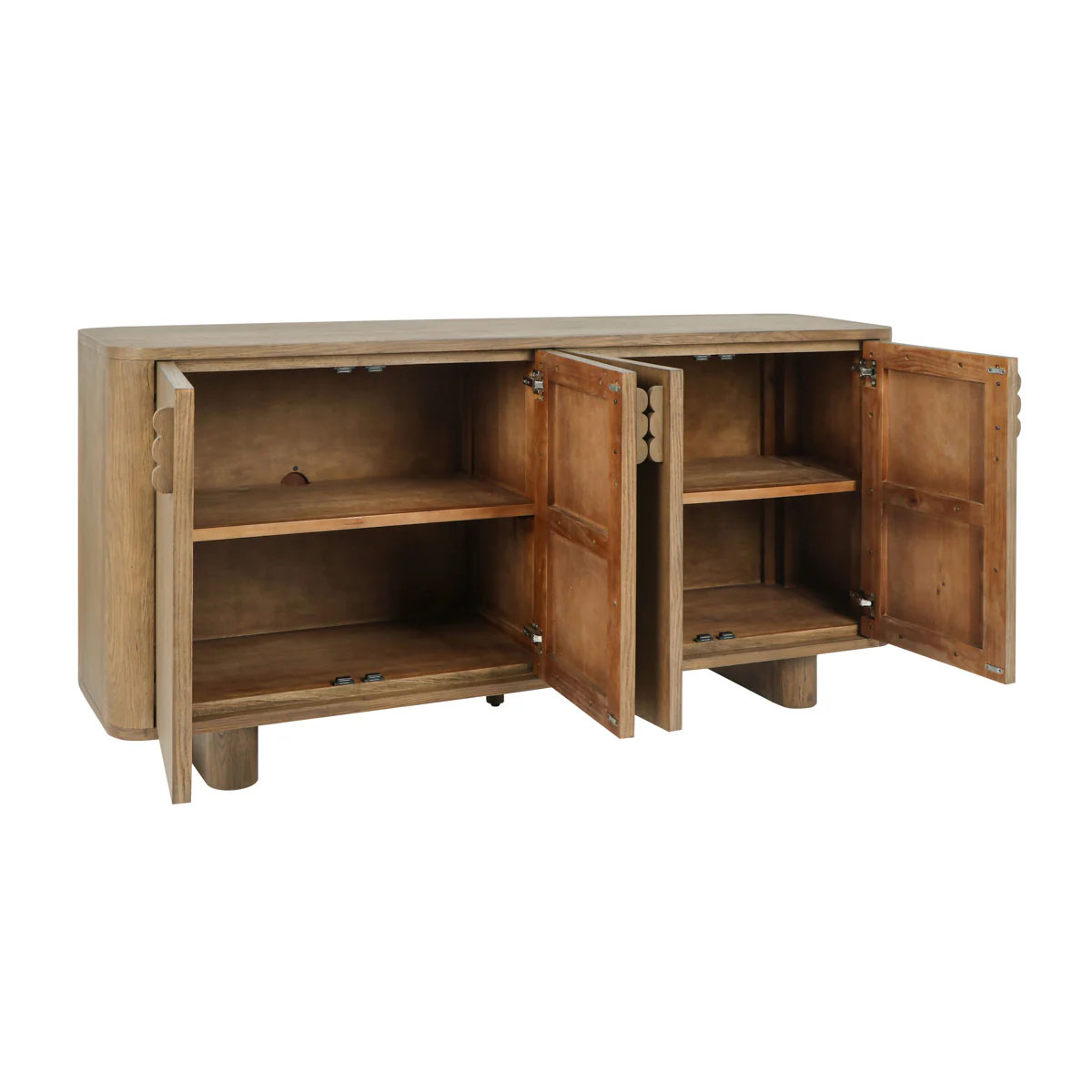 TACOMA FOUR DOOR SIDEBOARD IN BROWN
