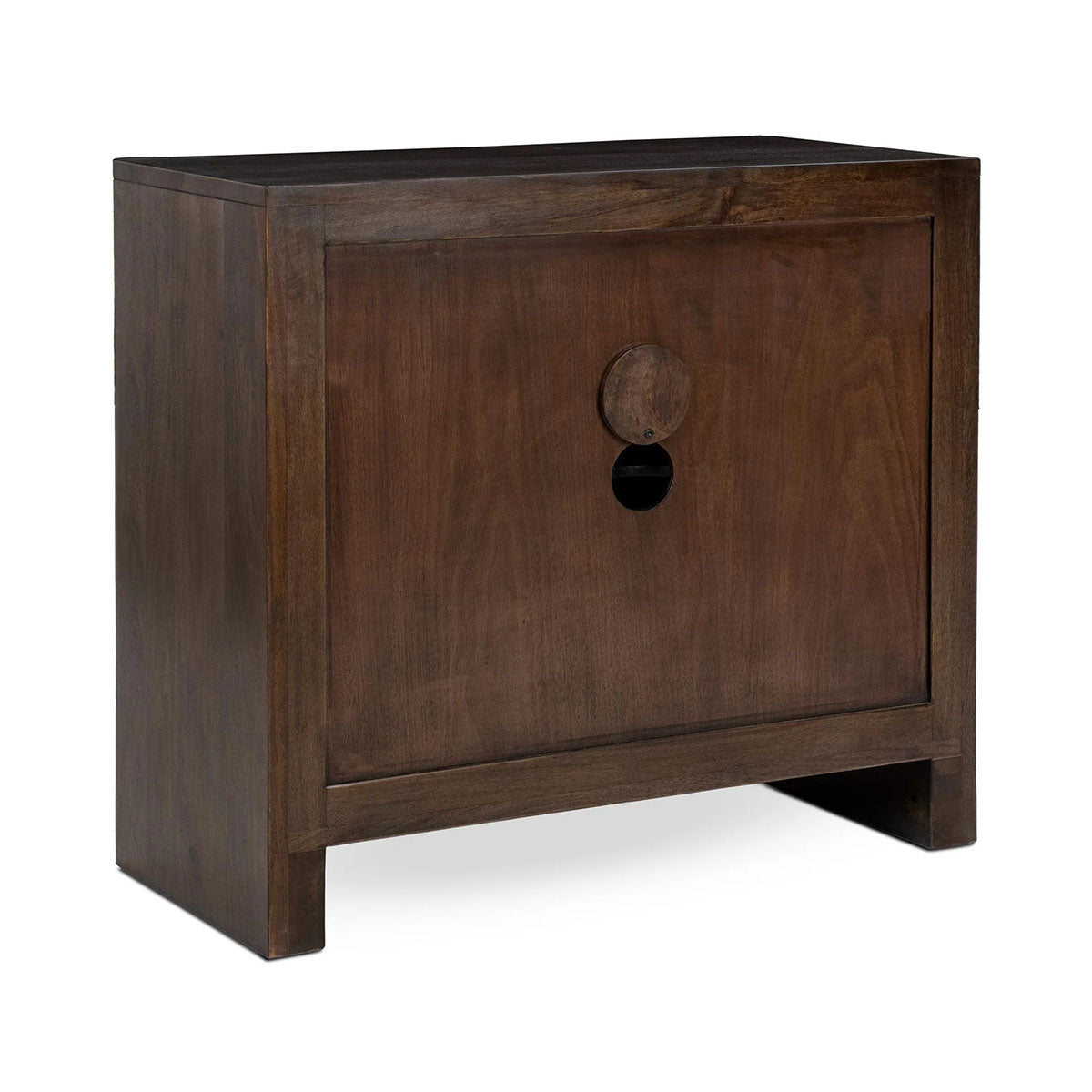 LEDRO BROWN TWO DOOR CABINET