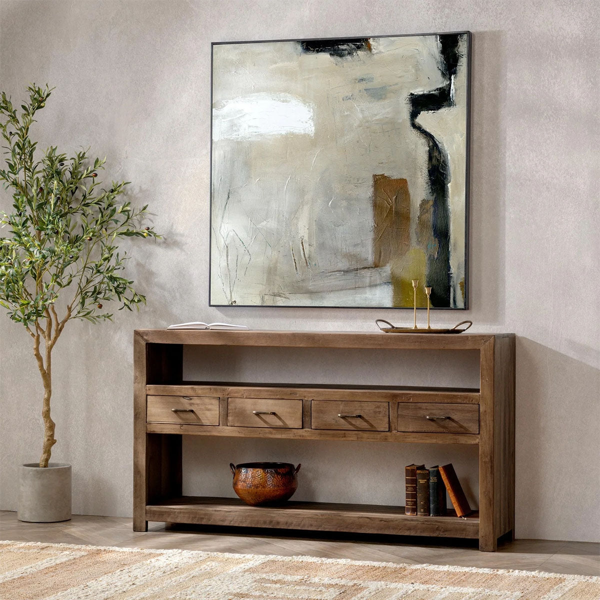 MATTAI RECLAIMED WOOD CONSOLE