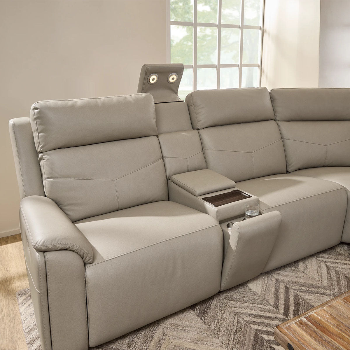 VERNON DOVE SIX-PIECE SECTIONAL