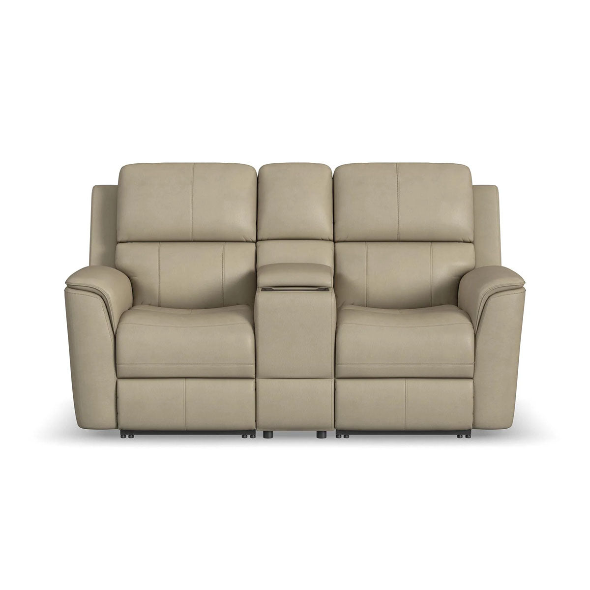 HENRY BEIGE CONSOLE LOVESEAT W/PHR/LUMB