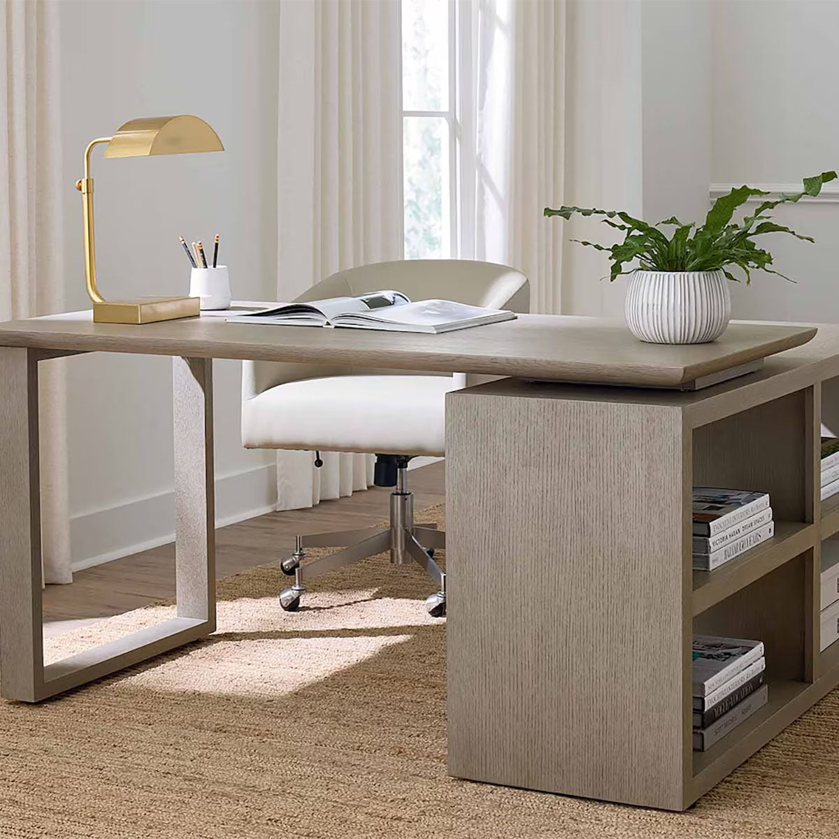 HOMEWORK GREYSTONE L-SHAPED DESK