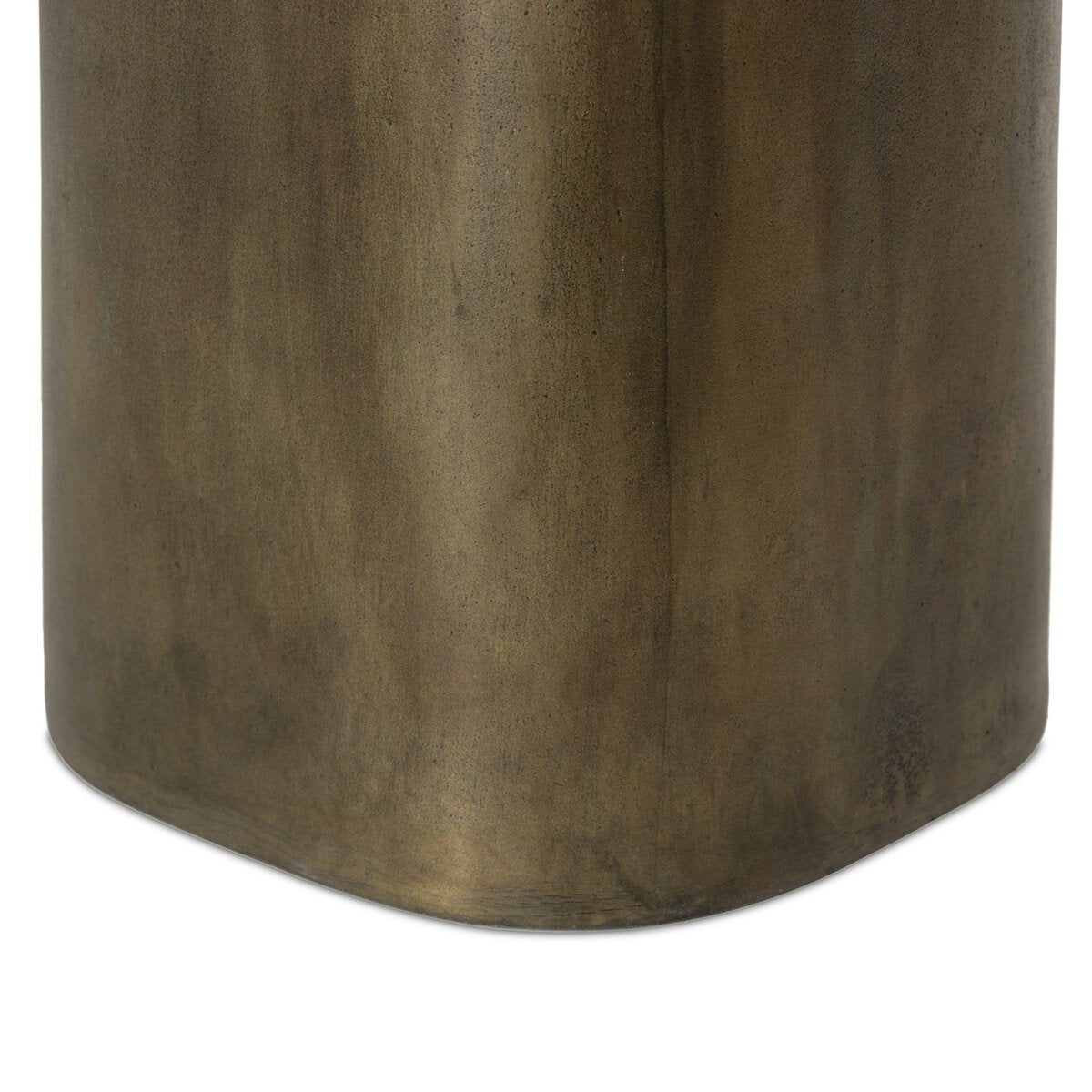 ODESSA END TABLE IN AGED BRASS