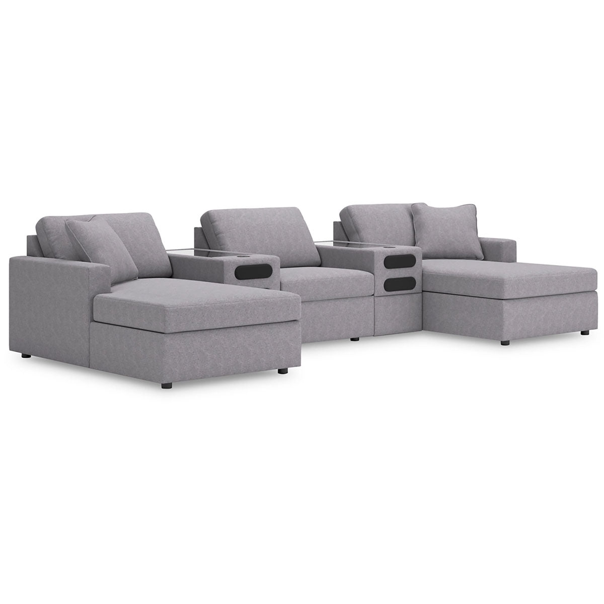 MODMAX 5PC SECTIONAL IN GRANITE