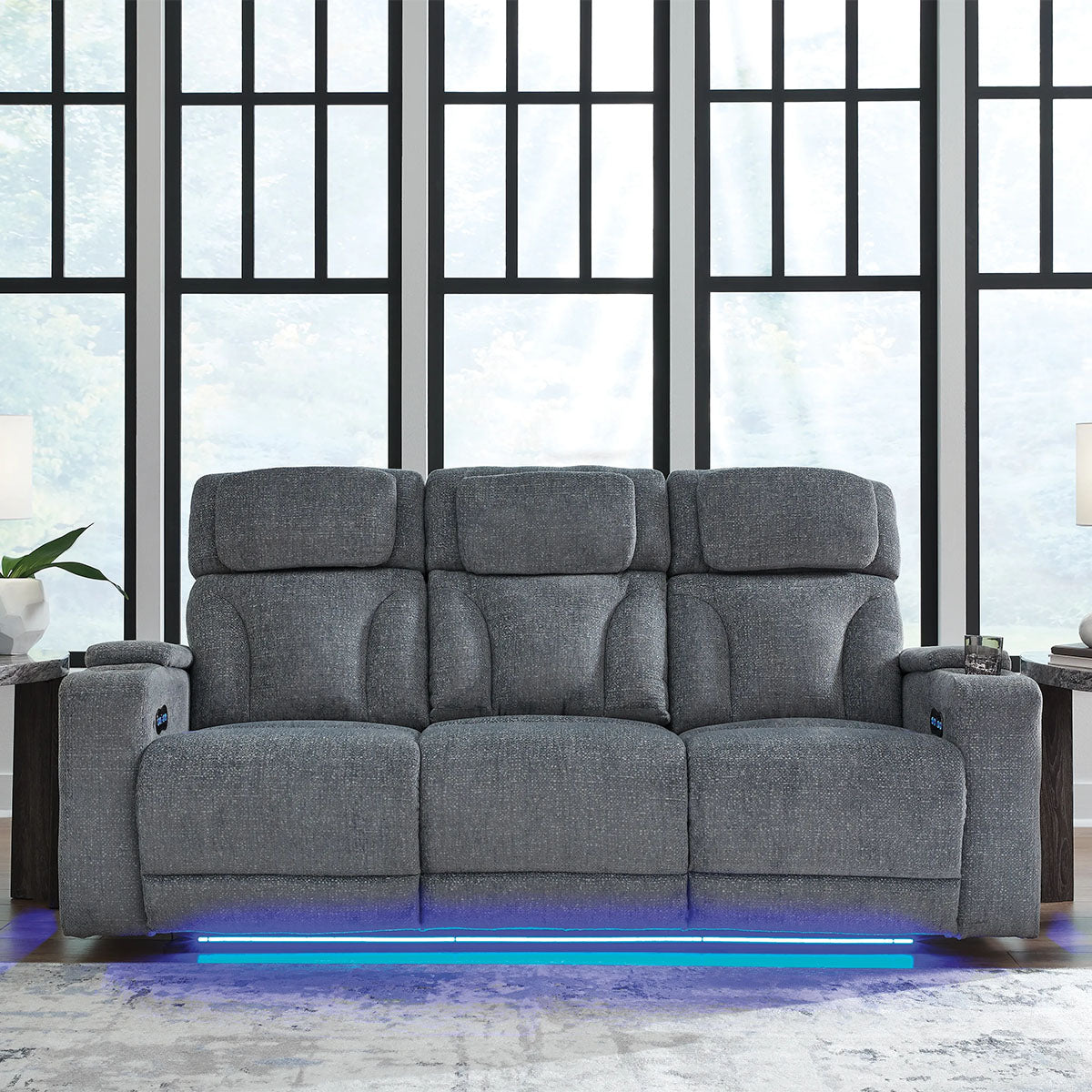 STUDIO CAVE NUVELLA SOFA W/ POWER HEADREST