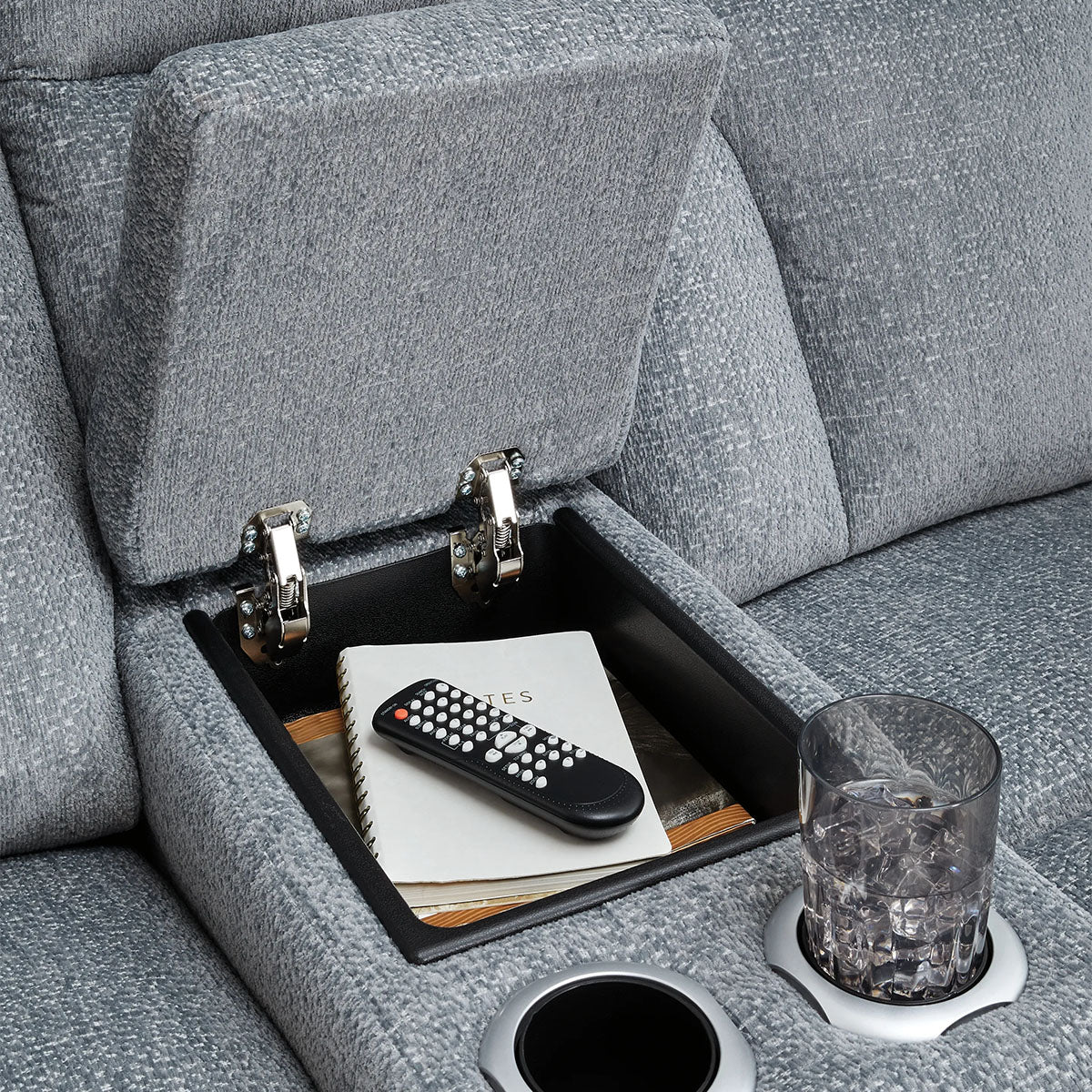 STUDIO CAVE NUVELLA LOVESEAT W/ CONSOLE