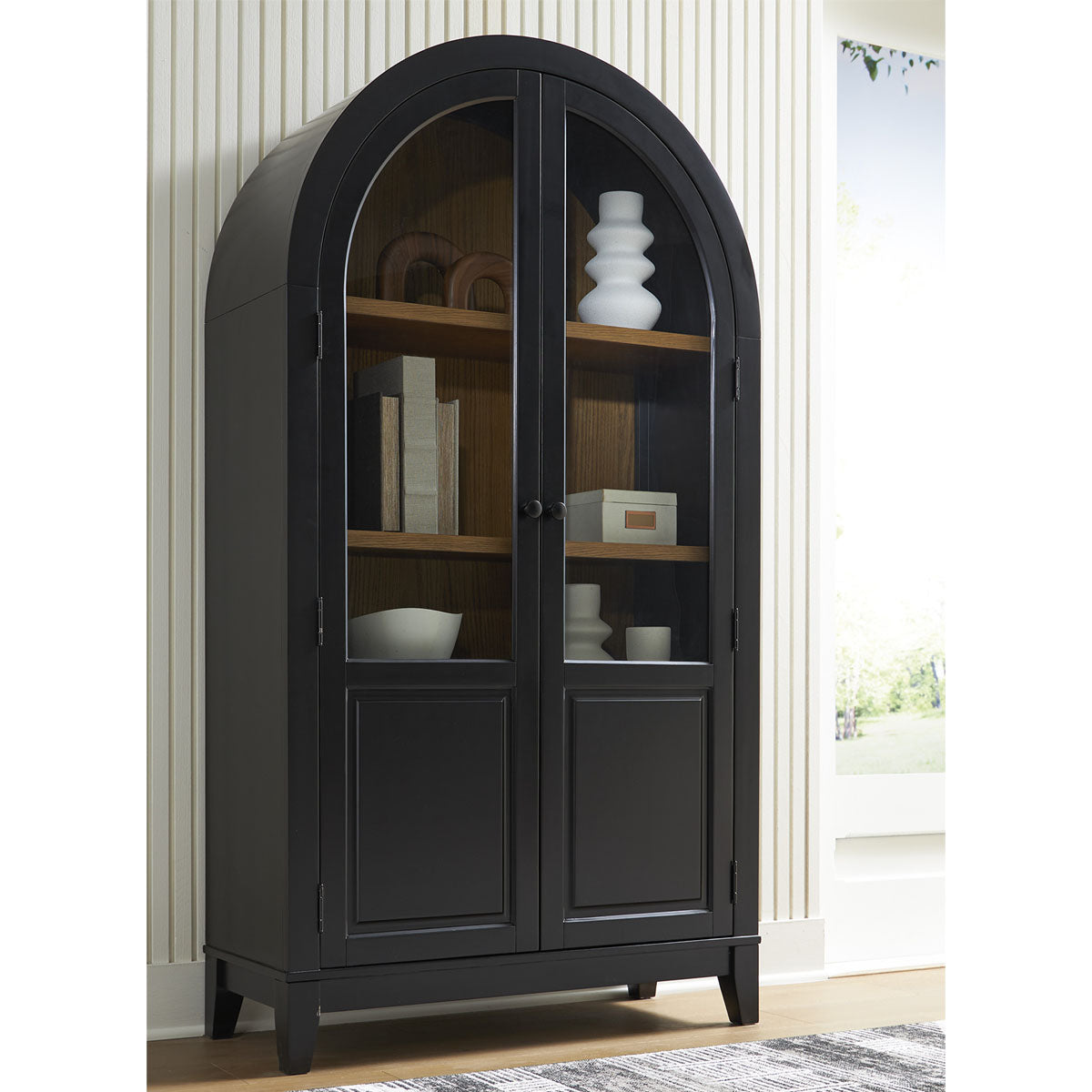 DAGANDALE BLACK ARCH CABINET