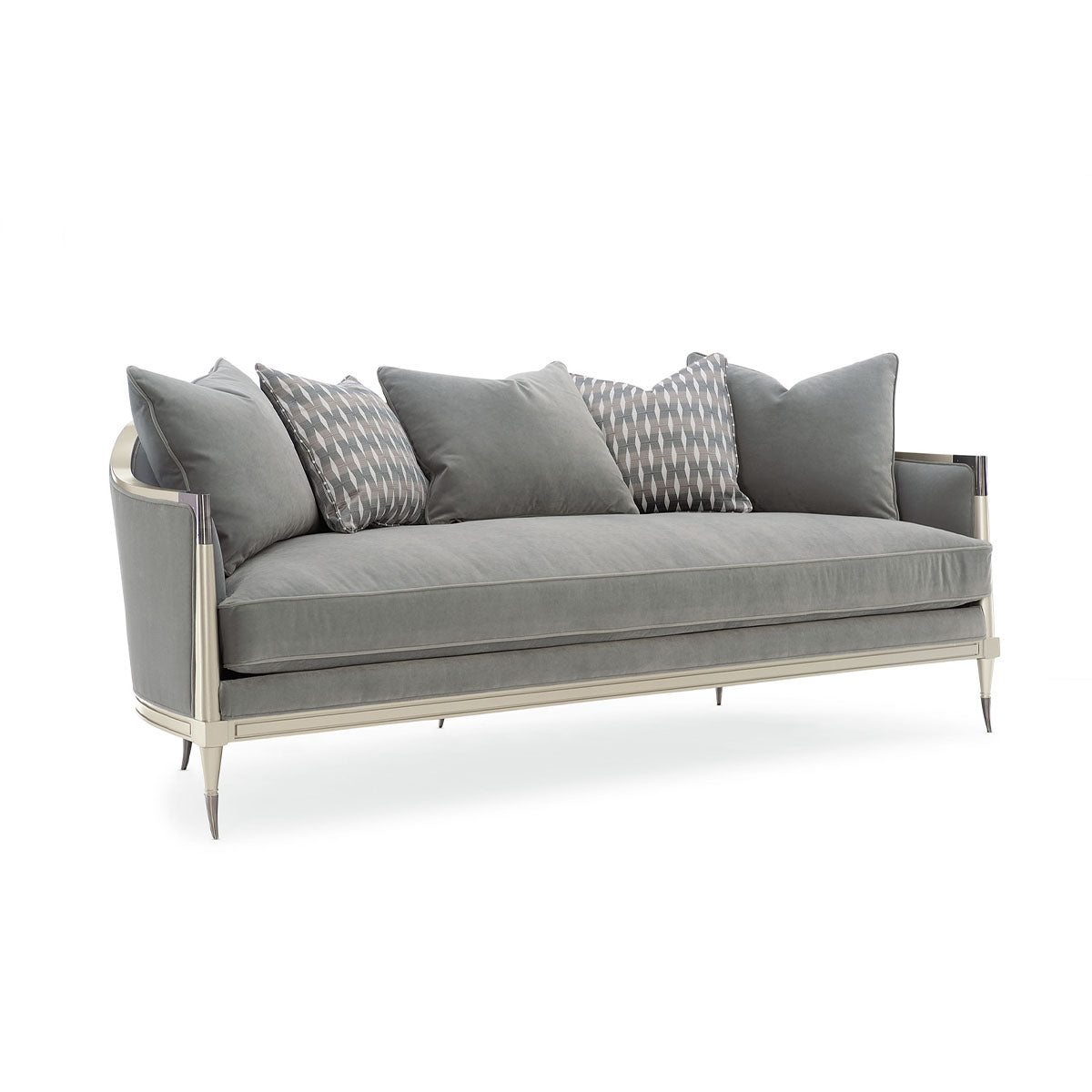 SPLASH OF FLASH SOFA W/ FIVE PILLOWS