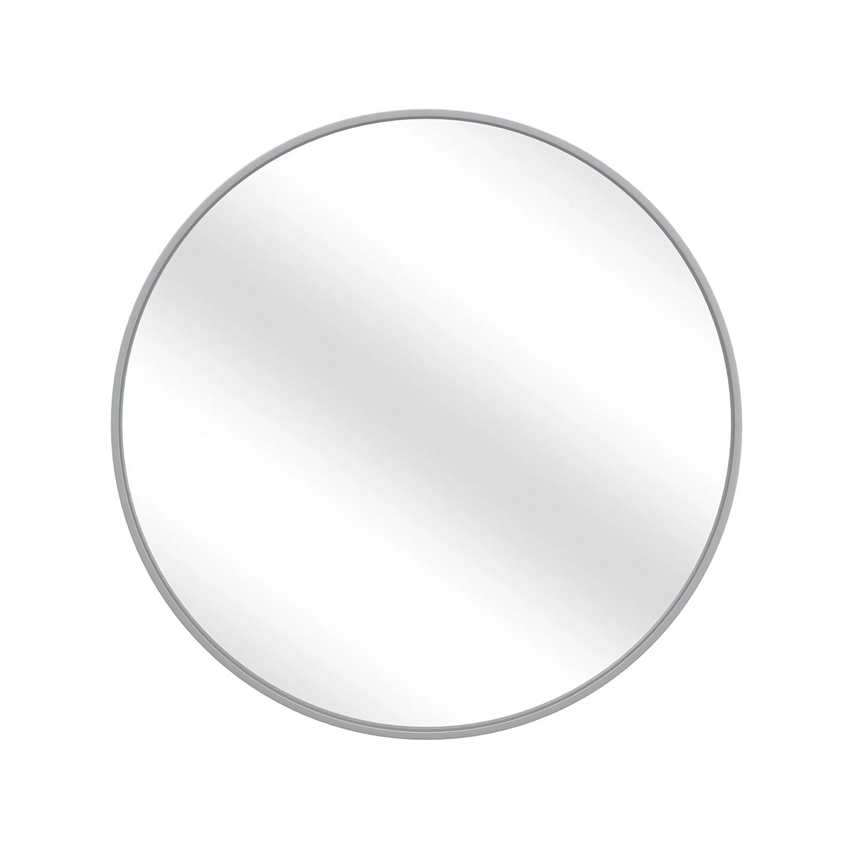 Portia Silver Round Mirror