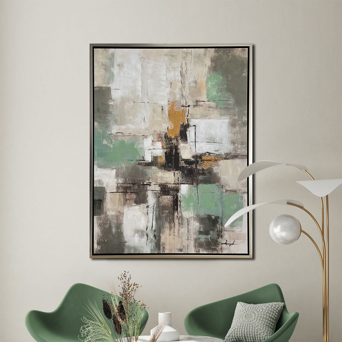 TOUCH OF GREEN CANVAS ART