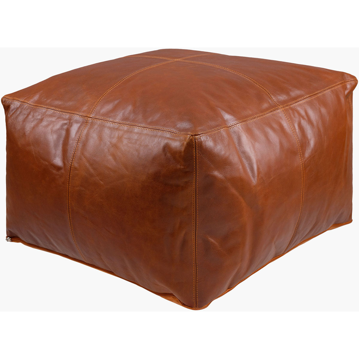 BARRINGTON LEATHER POUF