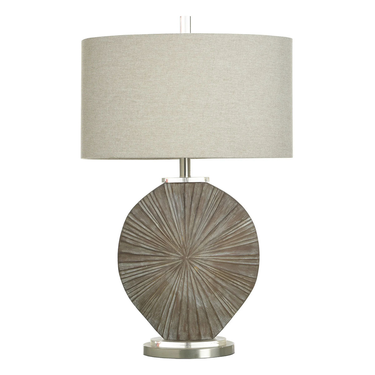 Silver Burst Table Lamp