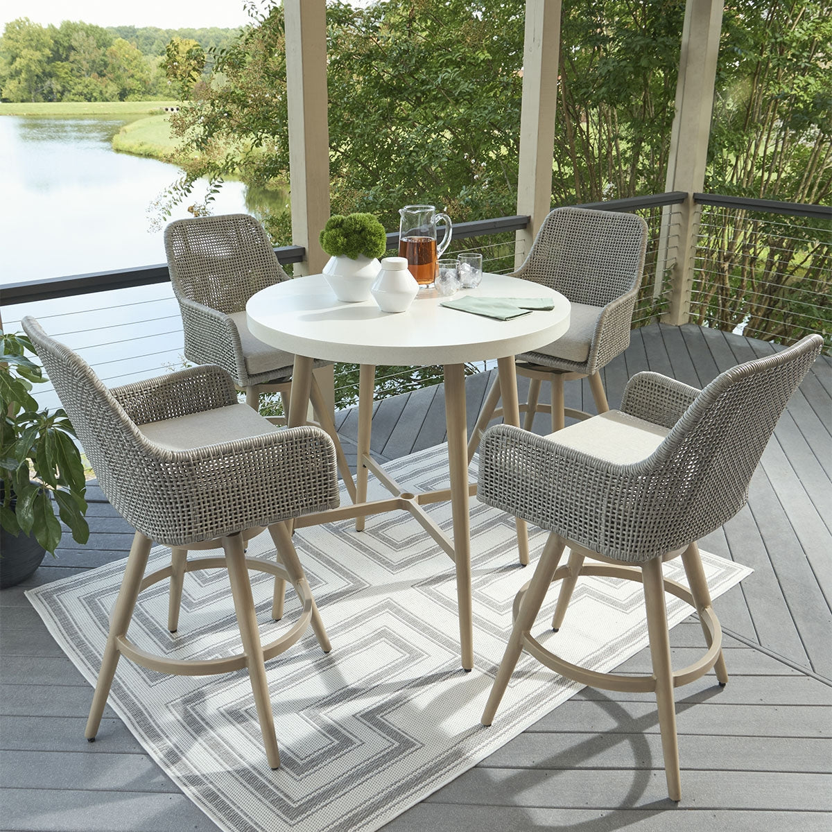 SETON CREEK 5PC BAR DINING SET