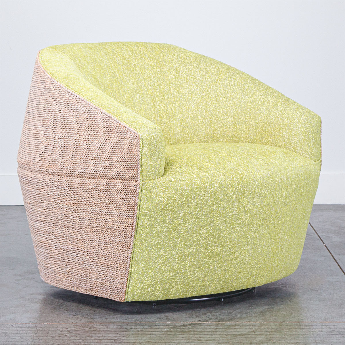 NATALIE WOVEN SWIVEL CHAIR