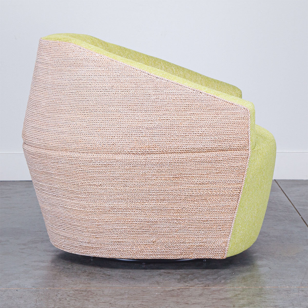 NATALIE WOVEN SWIVEL CHAIR