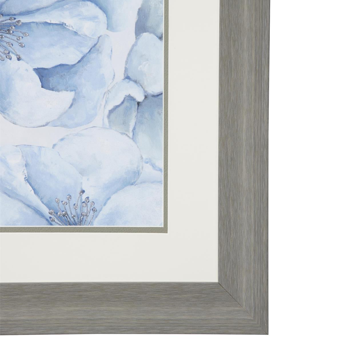 BLUE FLOWERS PRINT