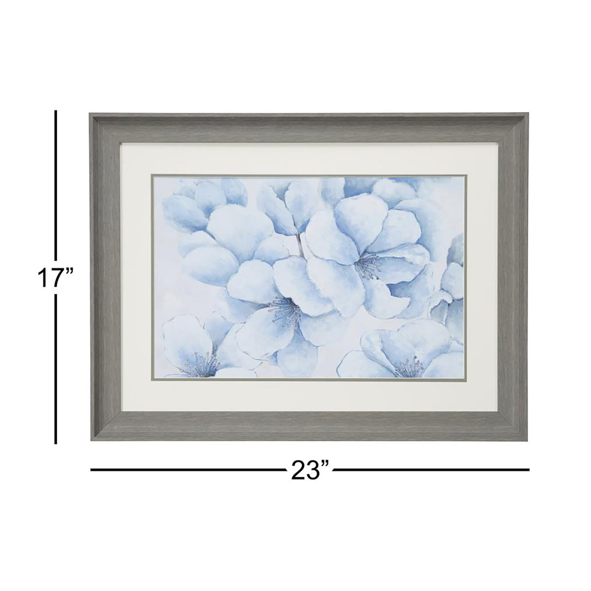 BLUE FLOWERS PRINT