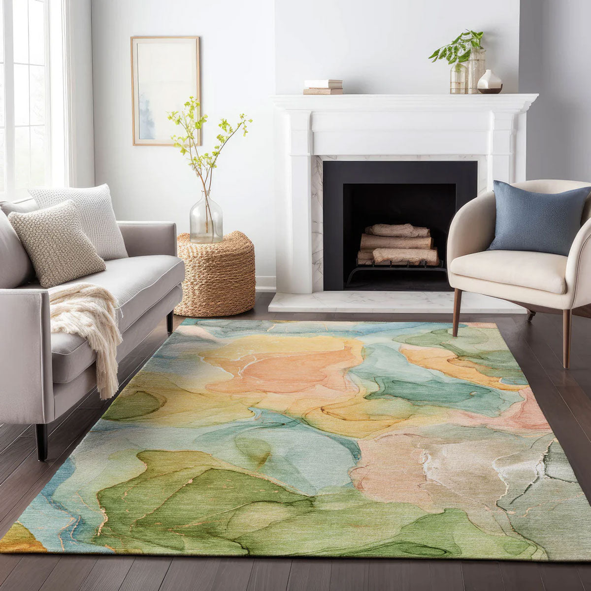 ODYSSEY 4 BEIGE 8X10 RUG