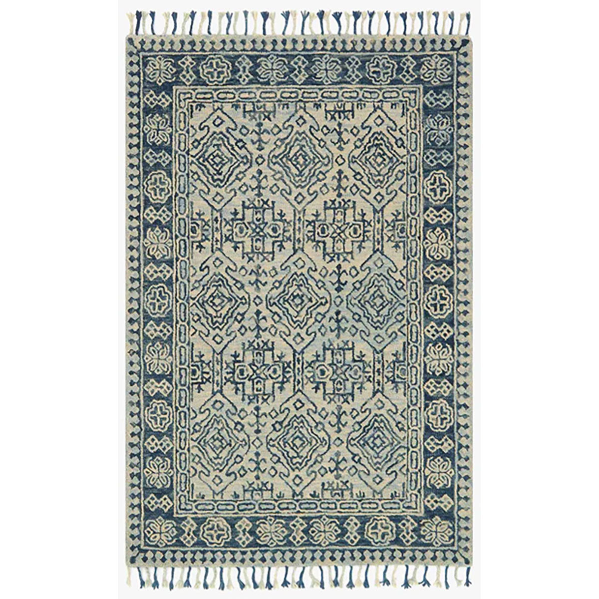 Zharah 09 MIST/BLUE 5X7'6 Rug