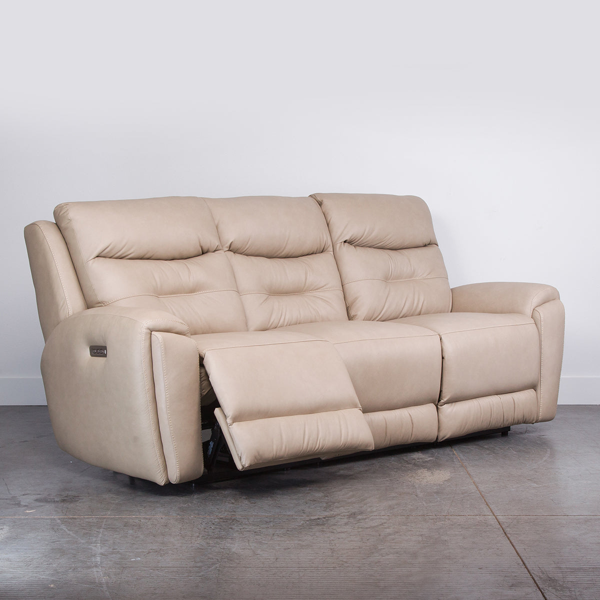 REEVES POWER SOFA WITH POWER HEADREST AND LUMBAR