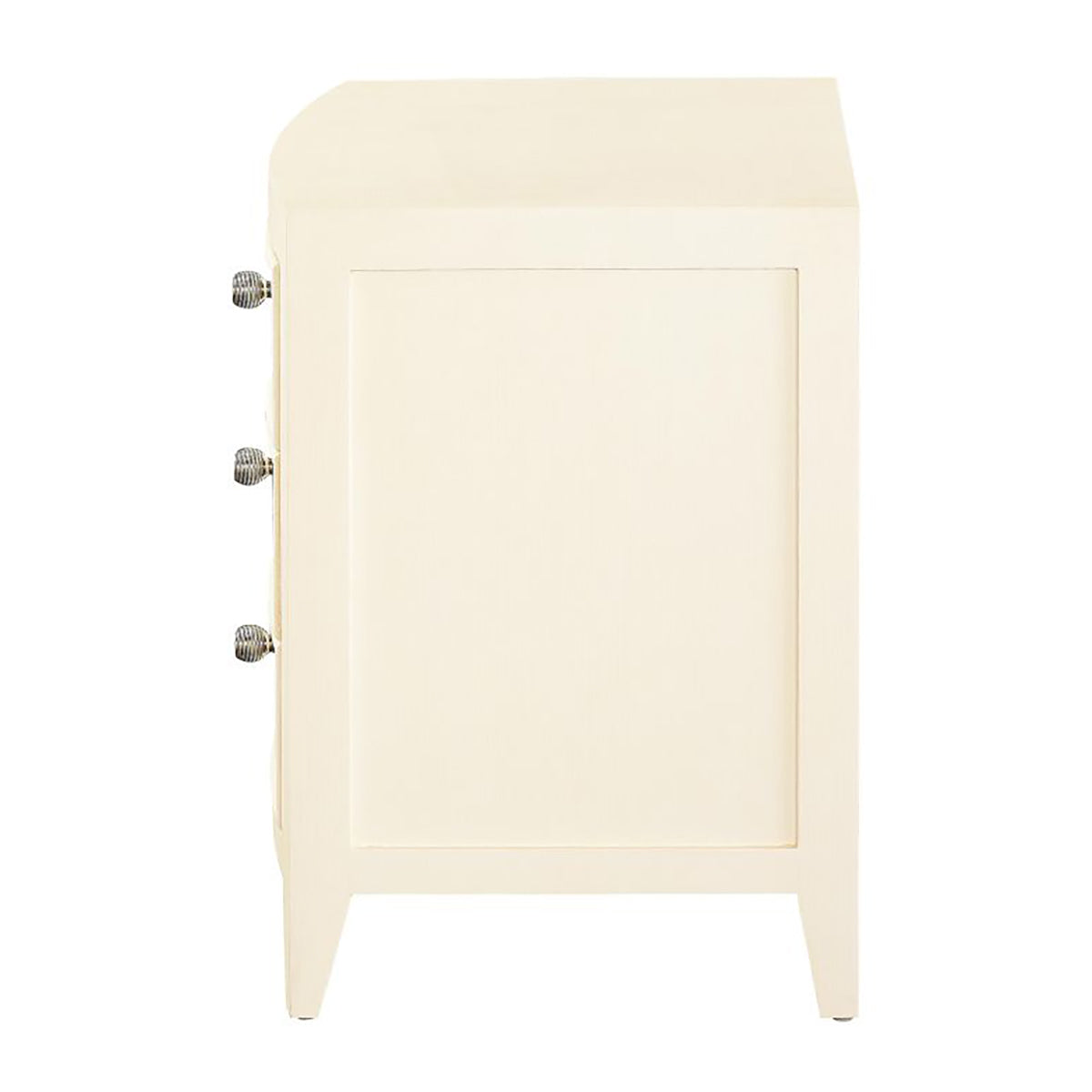 Newbury White 3drw Nightstand