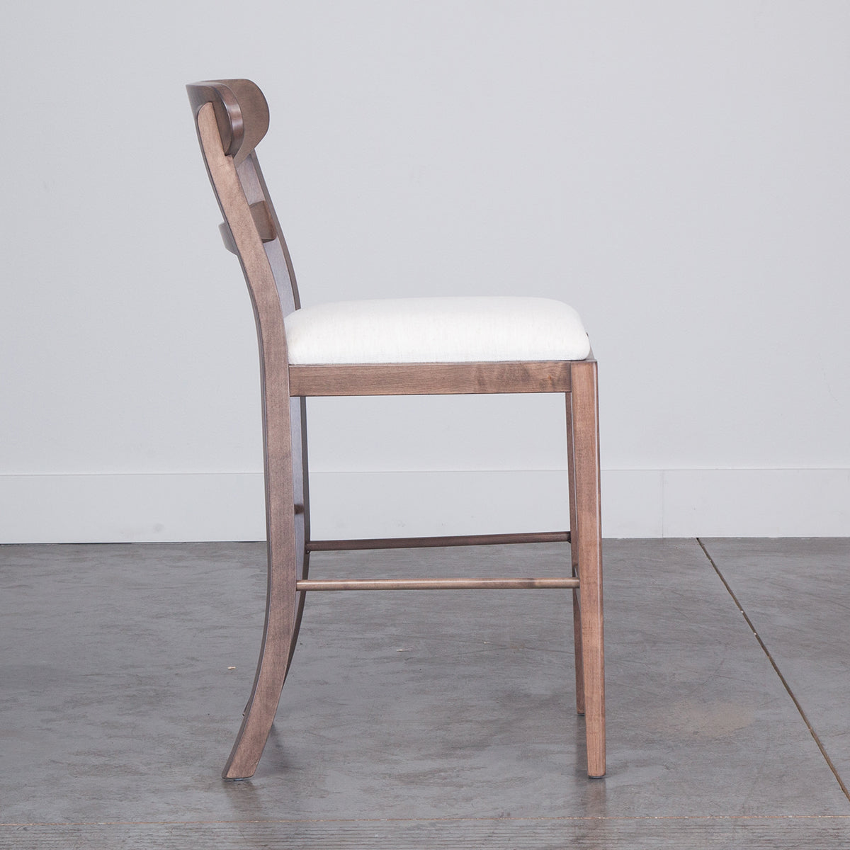 DANIEL GREYLAN UPHOLSTERED COUNTER STOOL