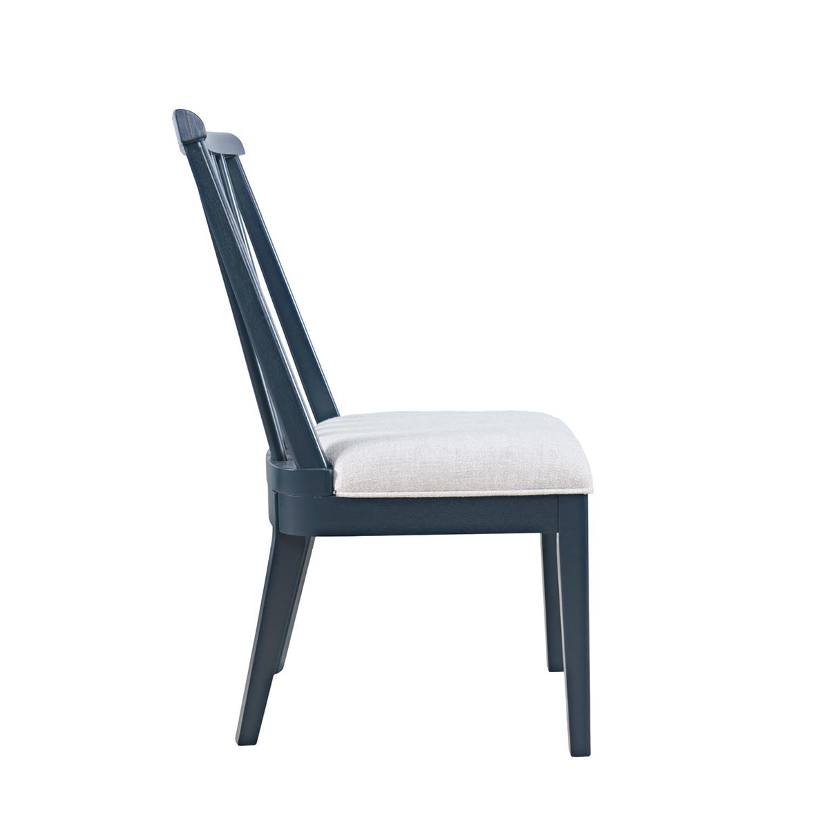 WESTPORT NAVY DOWEL BACK CHAIR