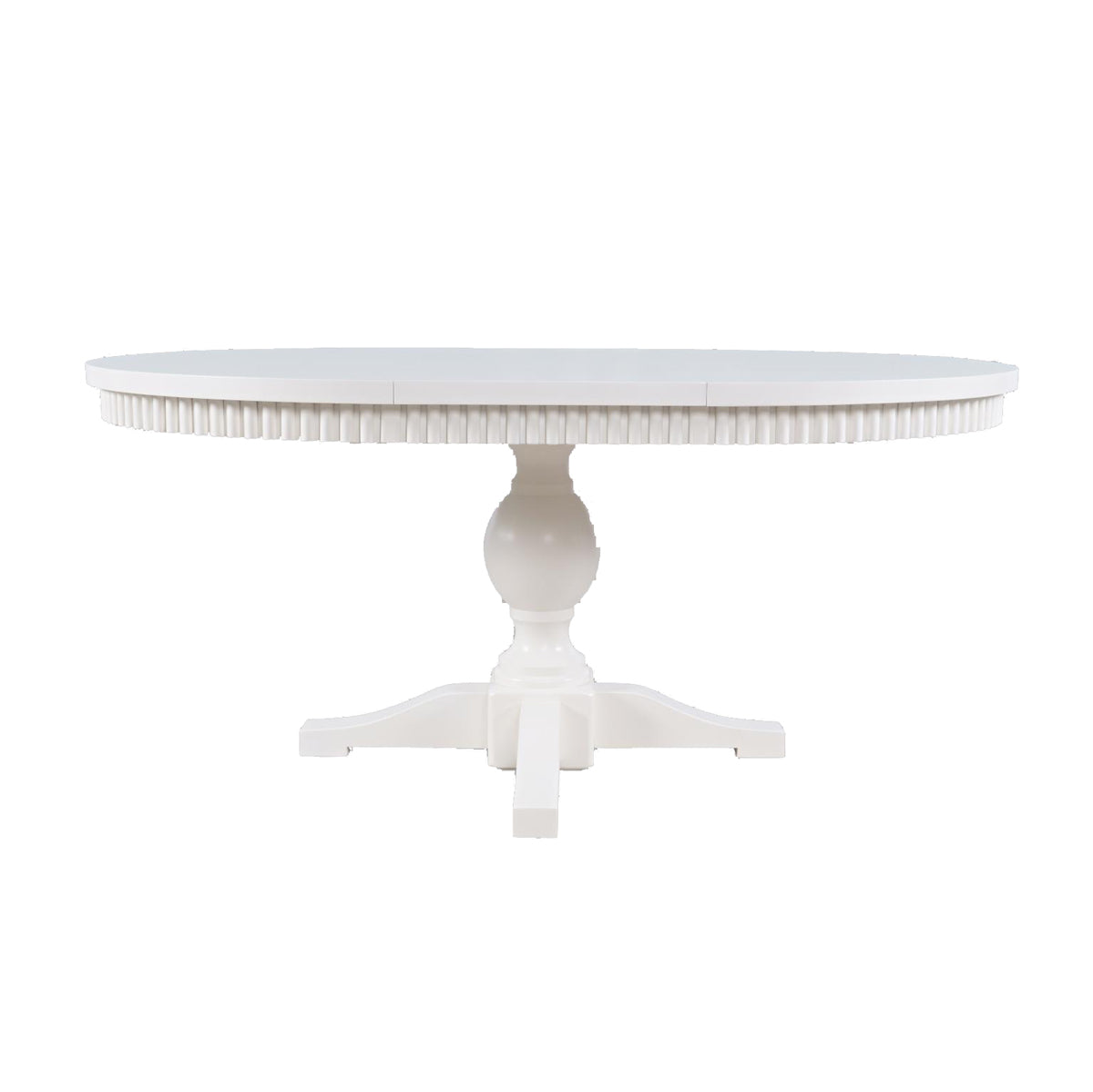 WESTPORT WHITE 48" ROUND DINING TABLE