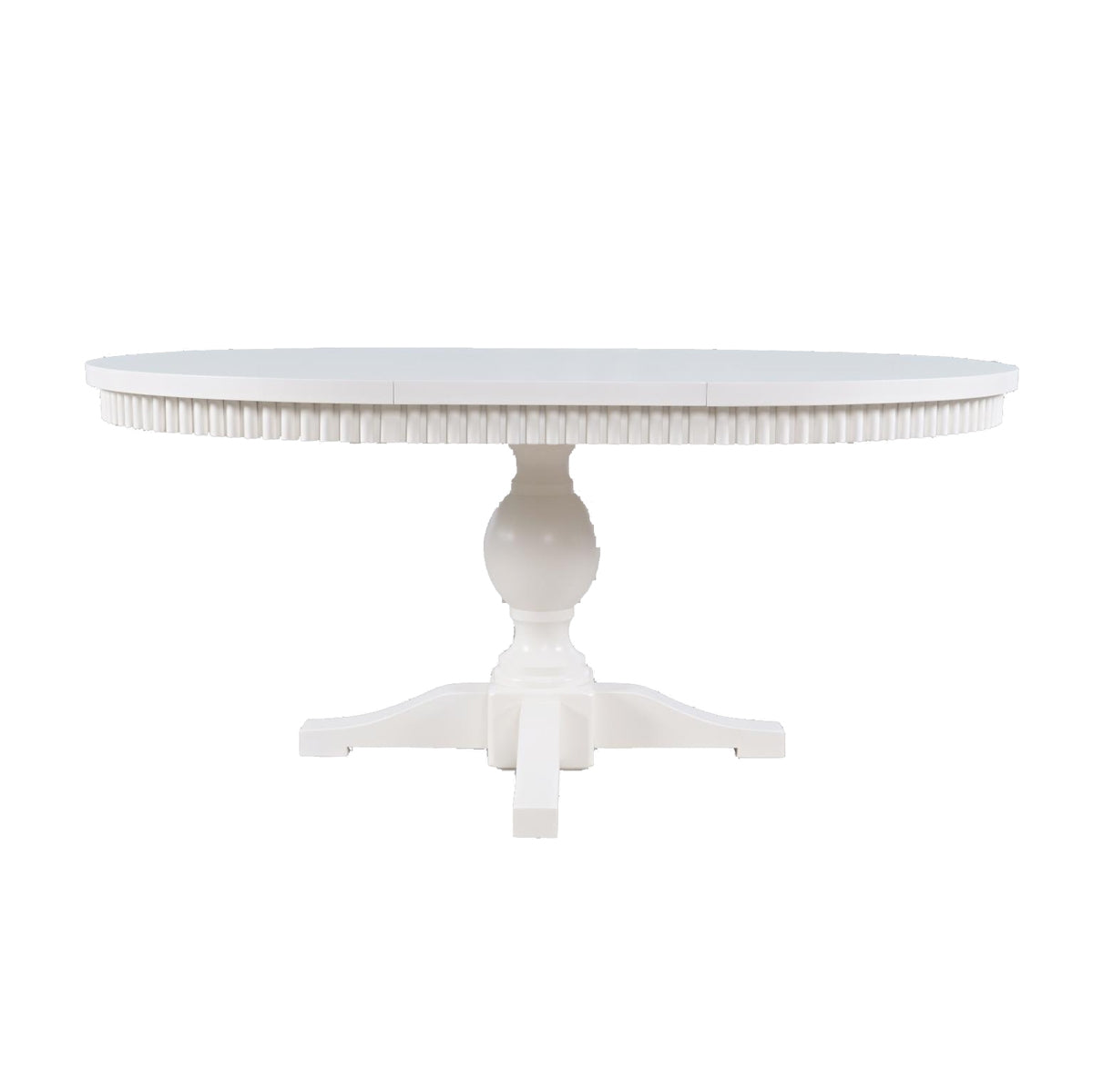 WESTPORT WHITE 48" ROUND DINING TABLE
