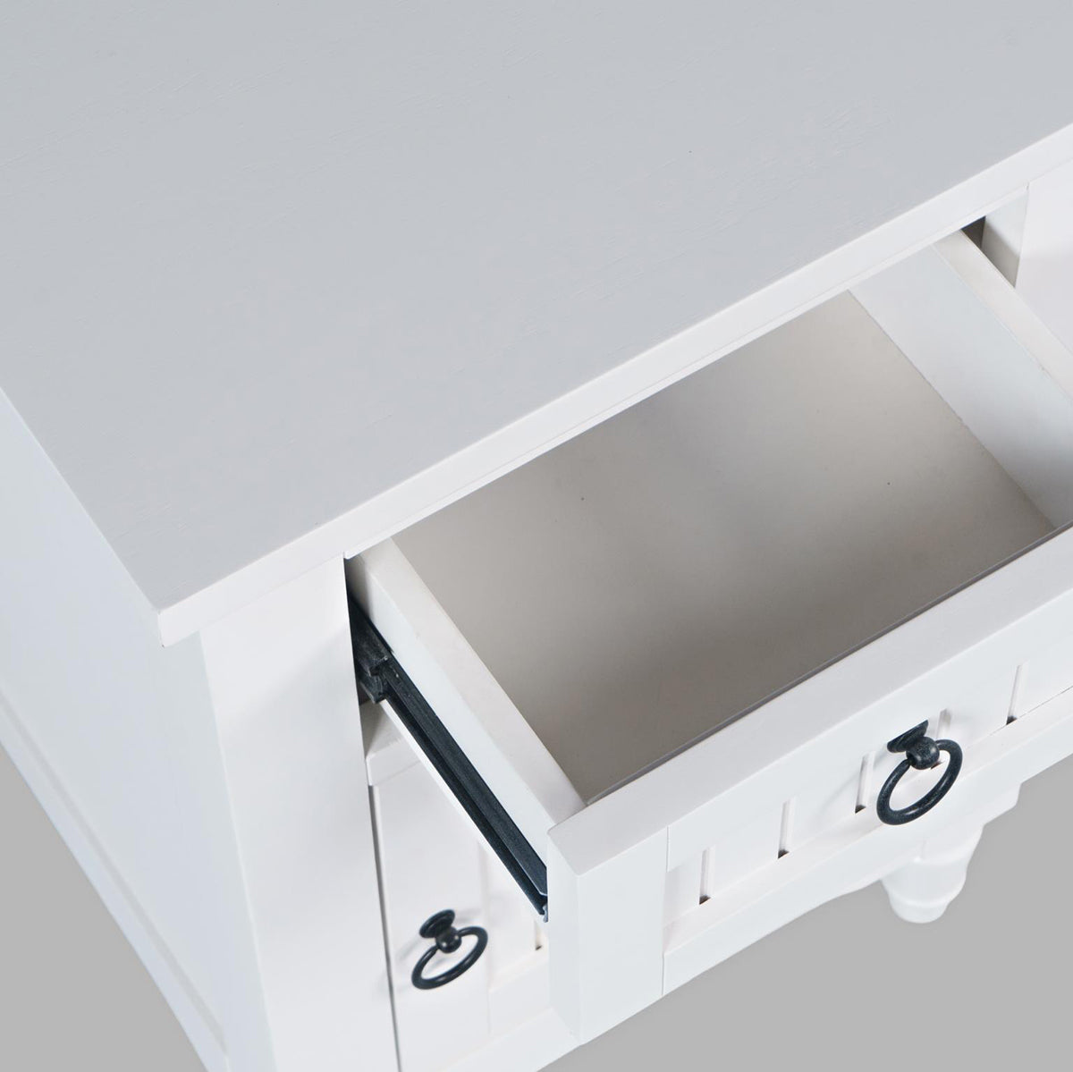 WESTPORT POWER CHAIRSIDE WHITE TABLE