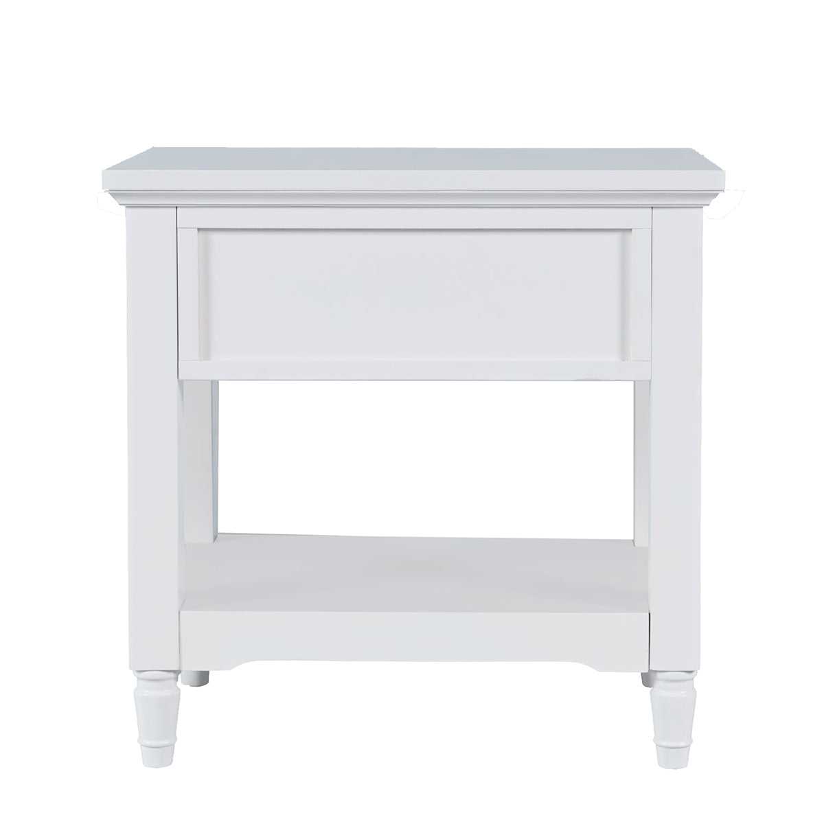 WESTPORT WHITE CHAIRSIDE TABLE