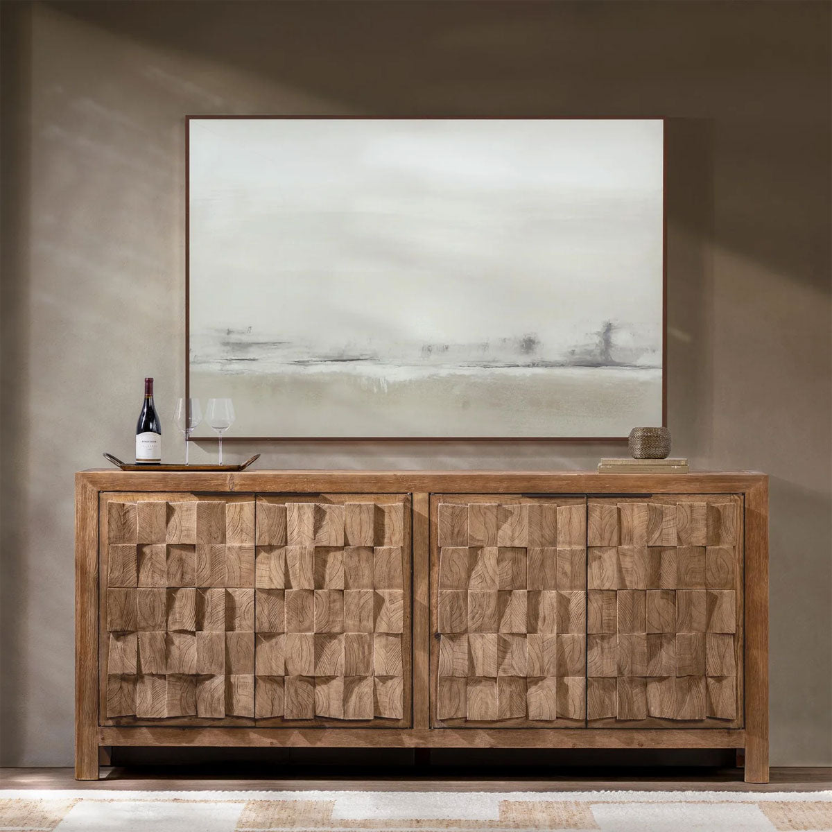 GAMA 4DR CABINET-DRIFTED SAND