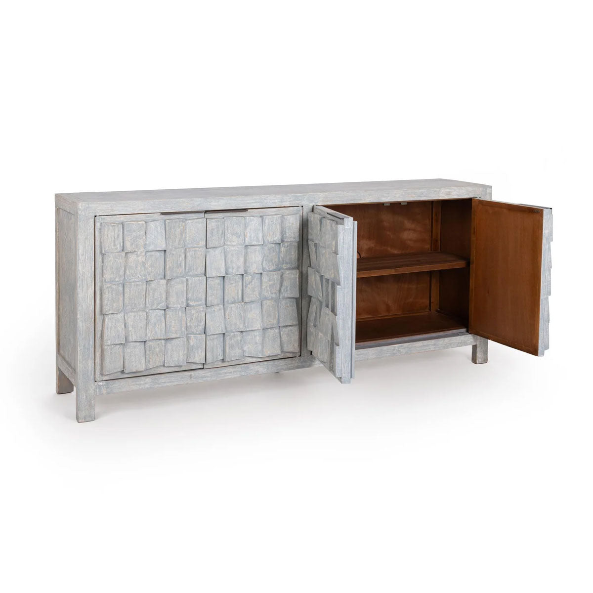 GAMA 4DR CABINET-BLUE WASH
