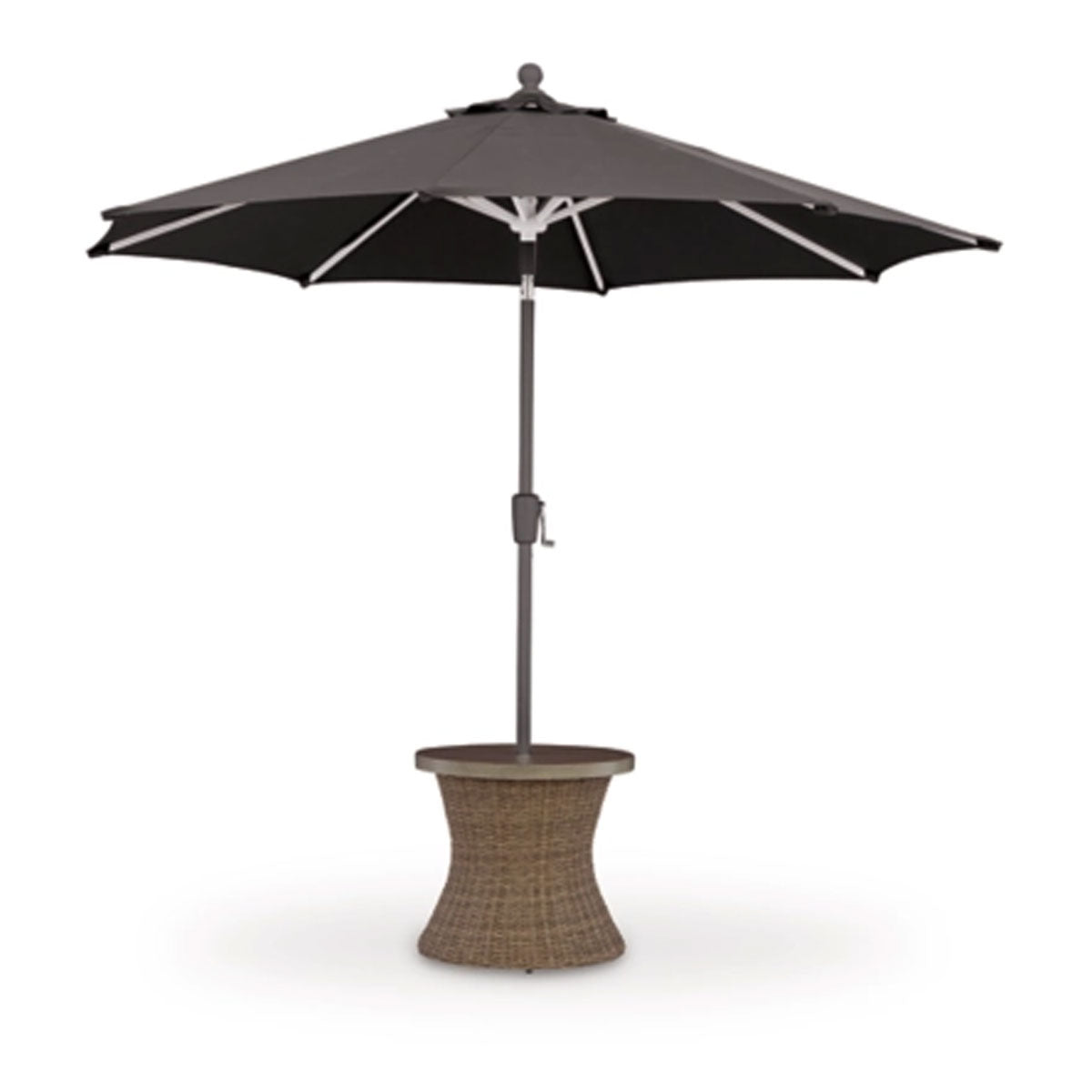 LAGUNA HEIGHTS END TABLE WITH UMBRELLA HOLE