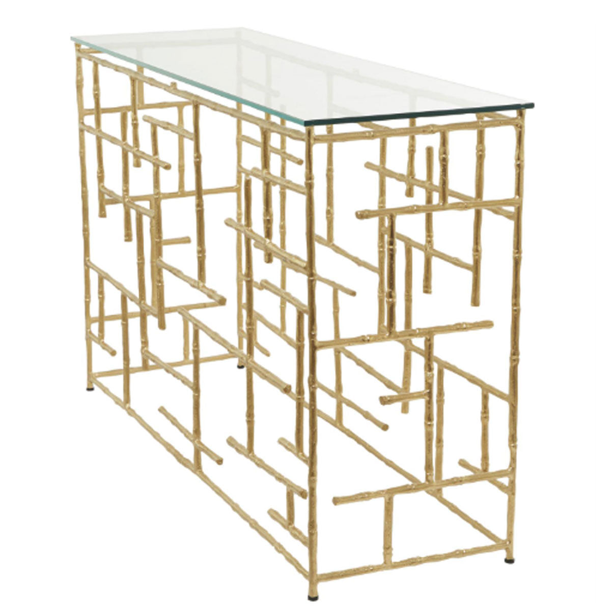 METAL GLASS CONSOLE