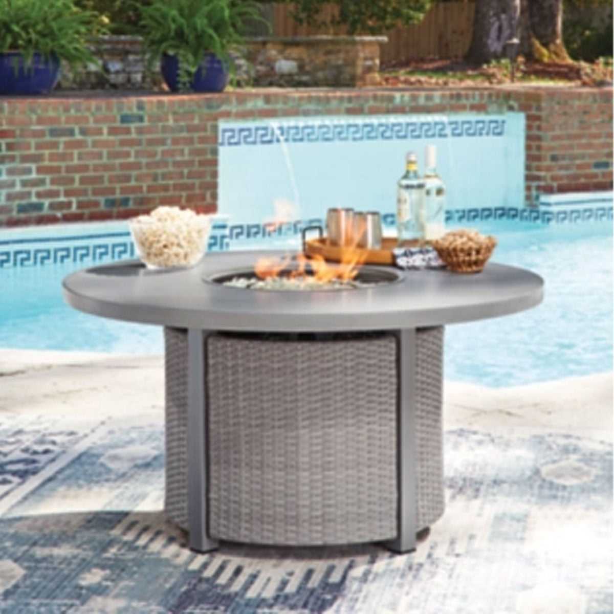 HALF MOON 48" RND FIREPIT