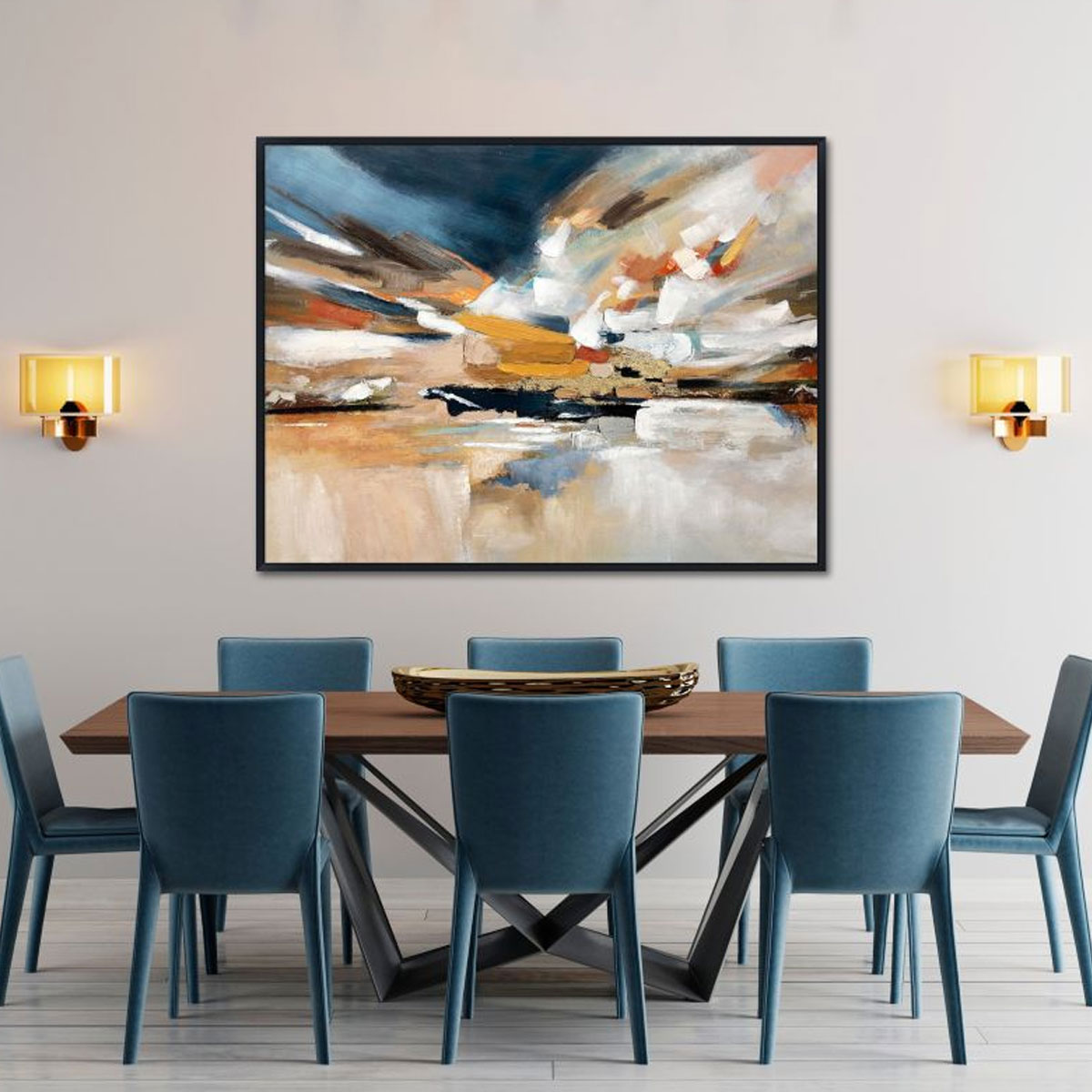 VIBRANT MOTION ABSTRACT ART