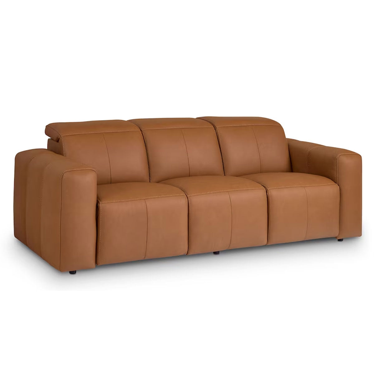Airy Antelope Sofa With Power Headrest