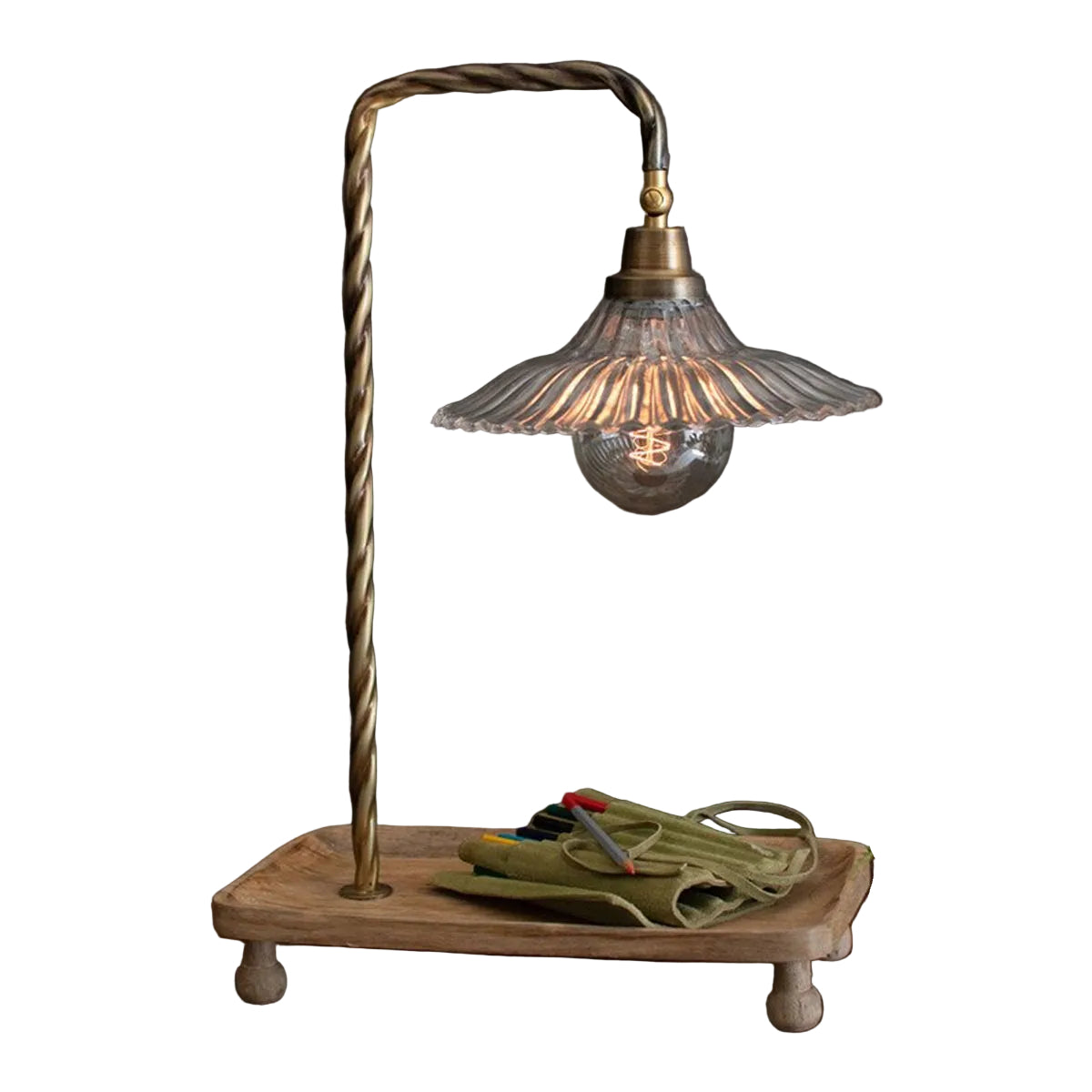 Antique Gooseneck Desk Lamp