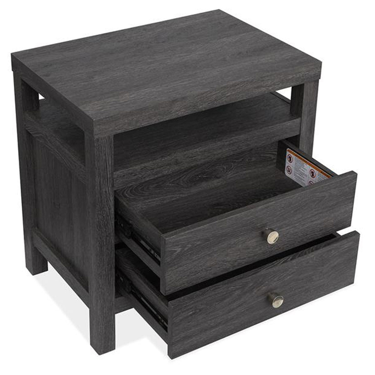 Merrifield Black Nightstand