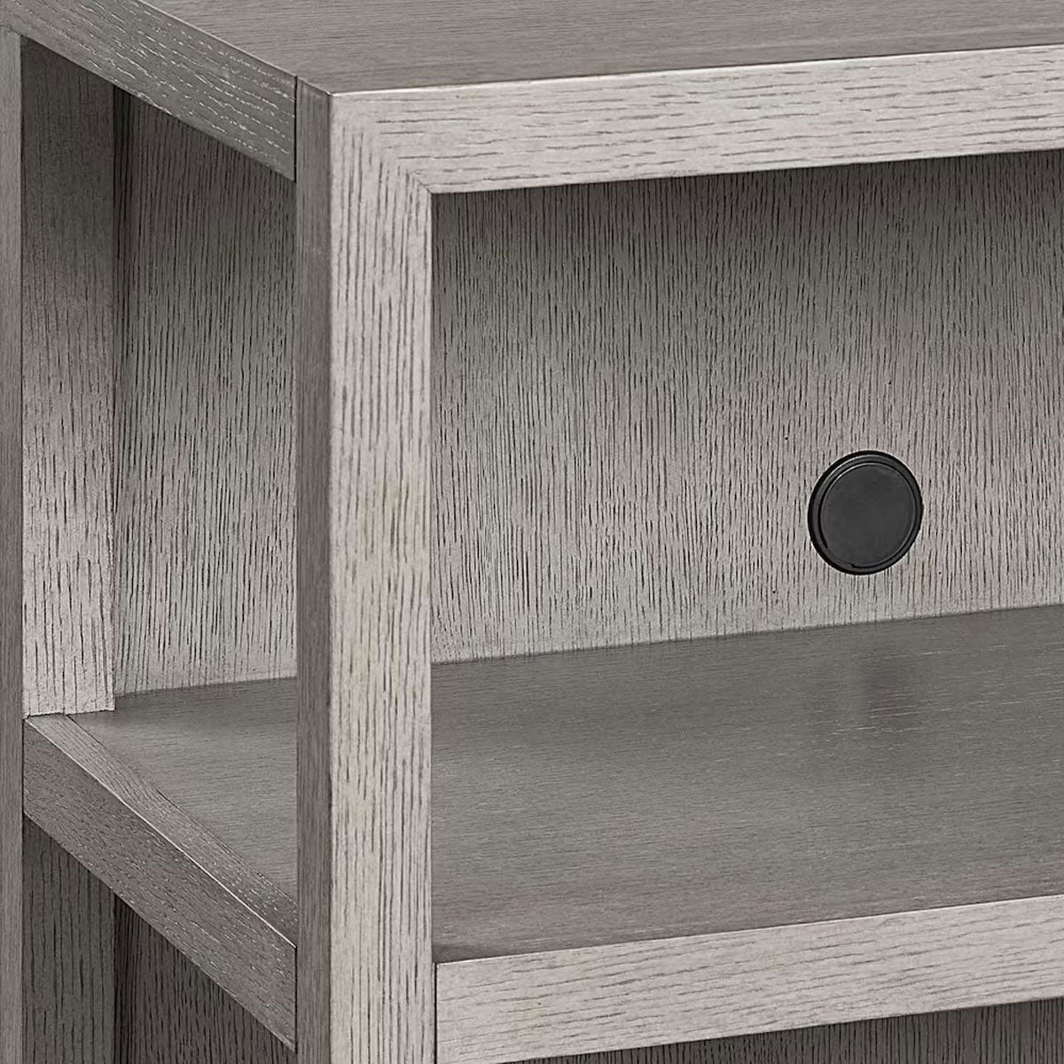 HOMEWORK GRY BOOKCASE W/HUTCH